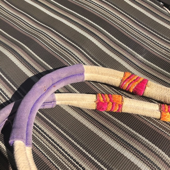 Laurel Burch Large Tote Bag 19" - Colorful Cats Feline Art Print - Canvas Bag - Picture 9 of 16